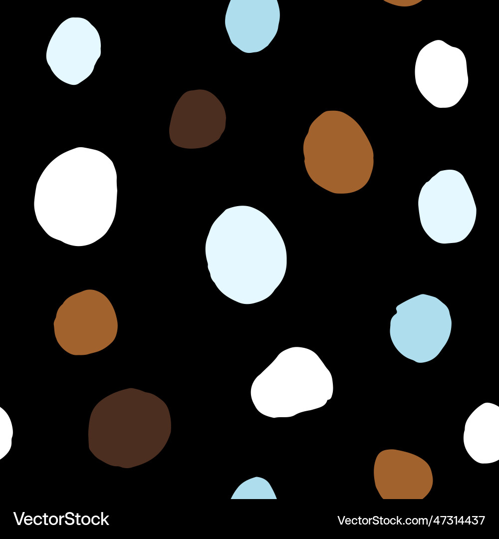 Seamless polka dots pattern abstract background Vector Image