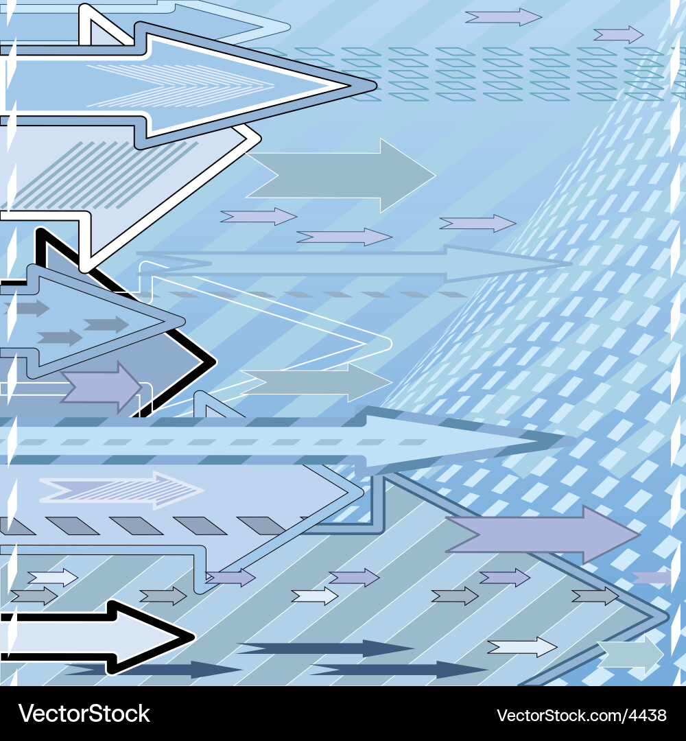 Arrow background Vector Image