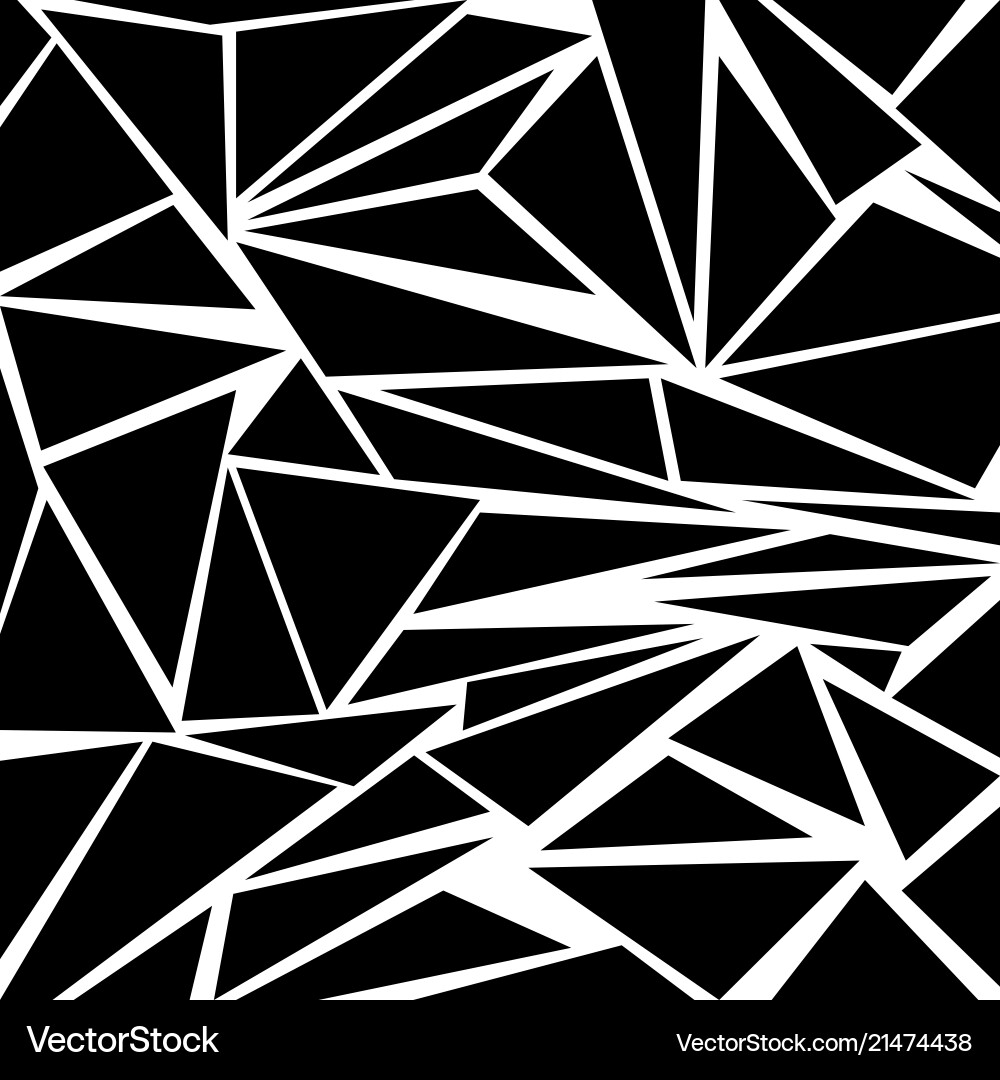 Monochrome geometric background with pointed Monochrome geometric background with pointed vector image