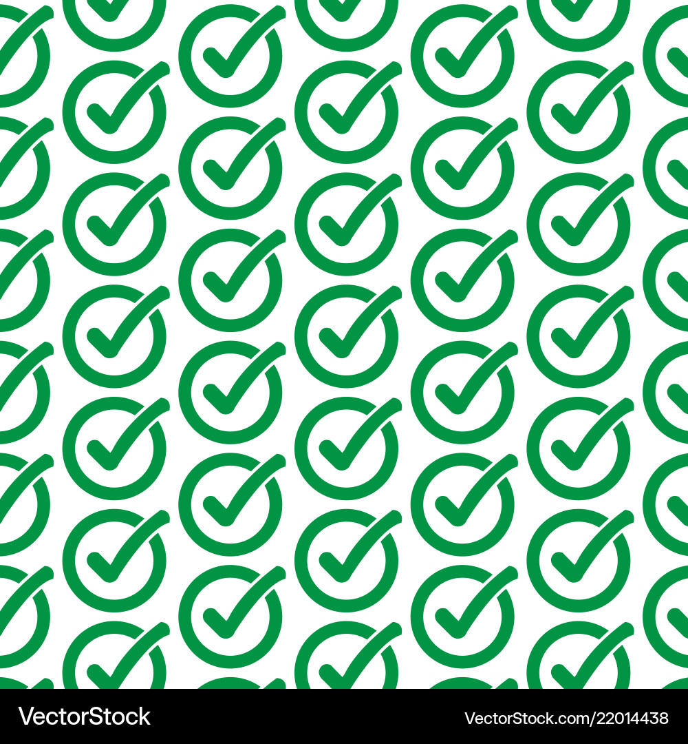 Pattern background check list button icon Vector Image