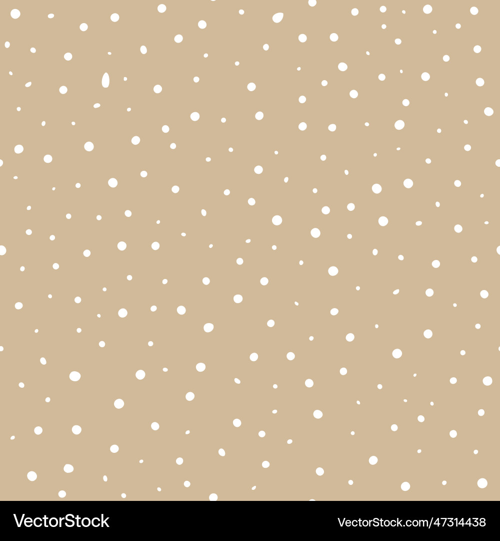 Seamless polka dots pattern abstract background vector image