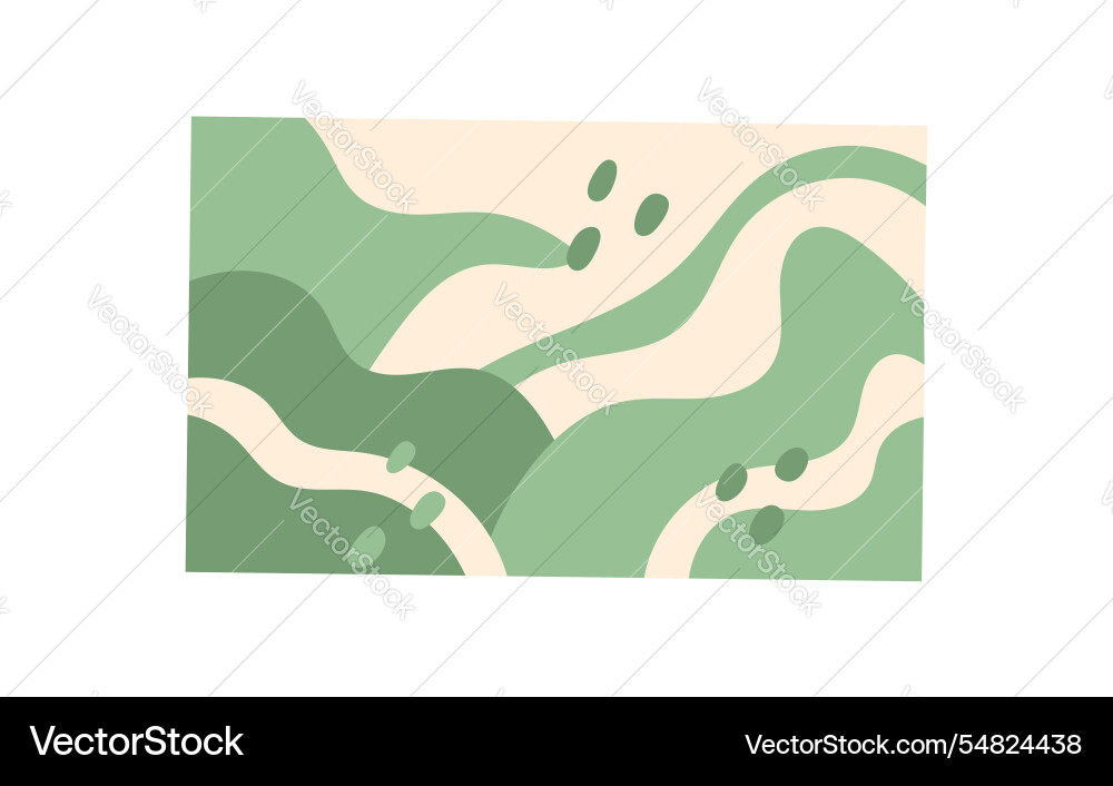 Smooth abstract landscape in simple style Smooth abstract landscape in simple style vector image