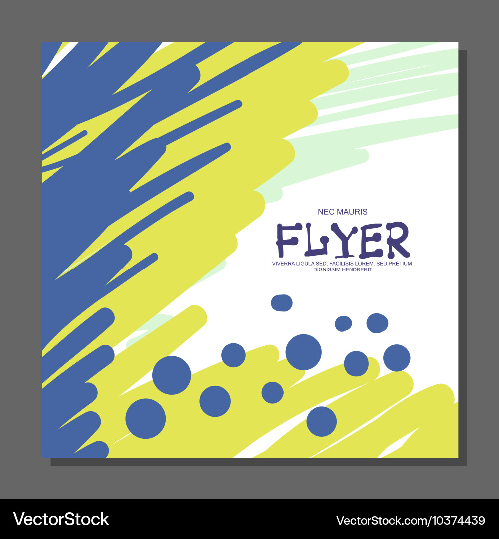 Abstract flyer with space for text it can be used Vector Image