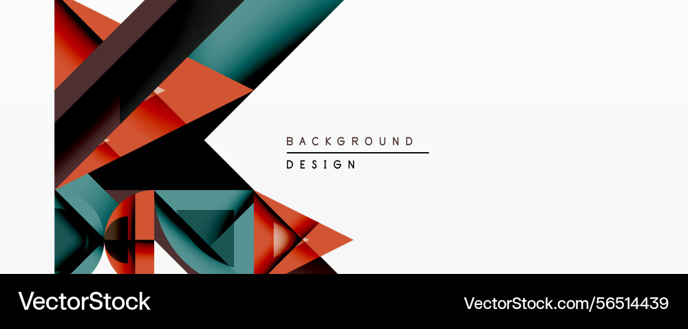 Abstract geometric design features overlapping Abstract geometric design features overlapping Vector Image