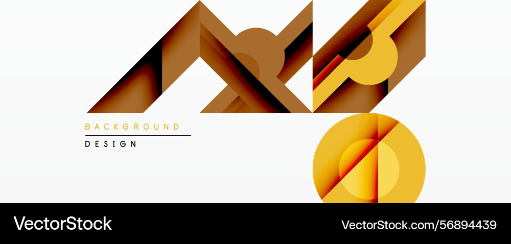 Abstract geometric shapes create dynamic Abstract geometric shapes create dynamic vector image