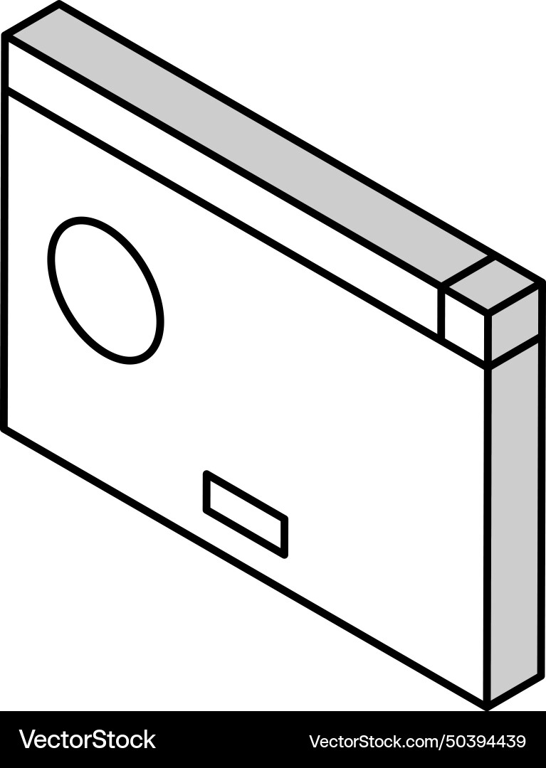 Error application window isometric icon vector image