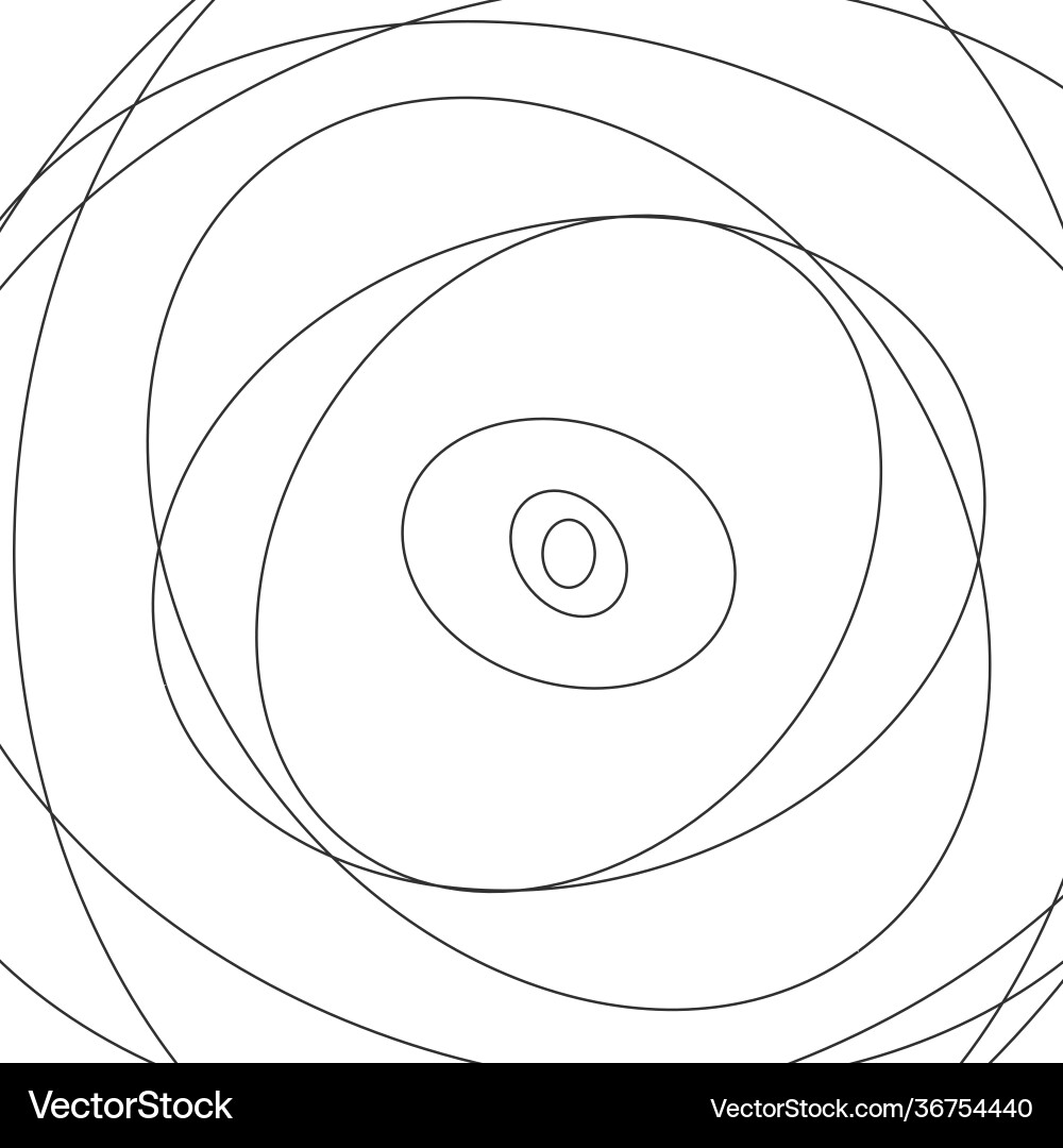 Abstract chaotic circle sketch lines background Abstract chaotic circle sketch lines background vector image