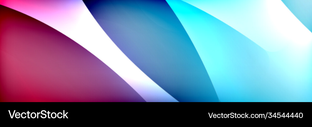 Fluid gradient neon color waves abstract Fluid gradient neon color waves abstract vector image