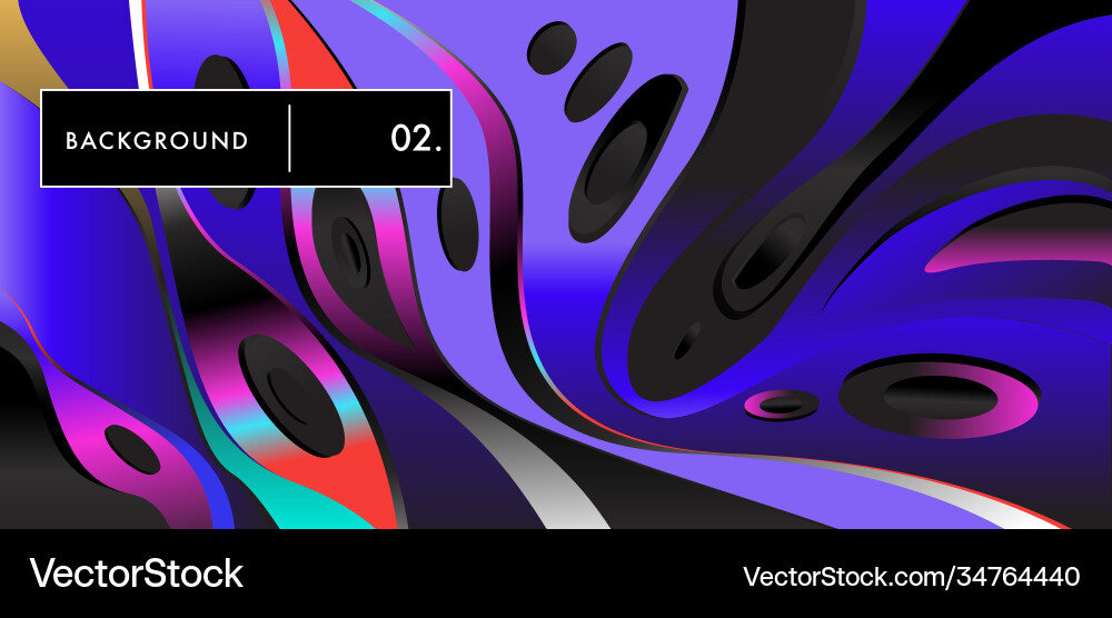 Liquid color background design fluid gradient Liquid color background design fluid gradient Vector Image