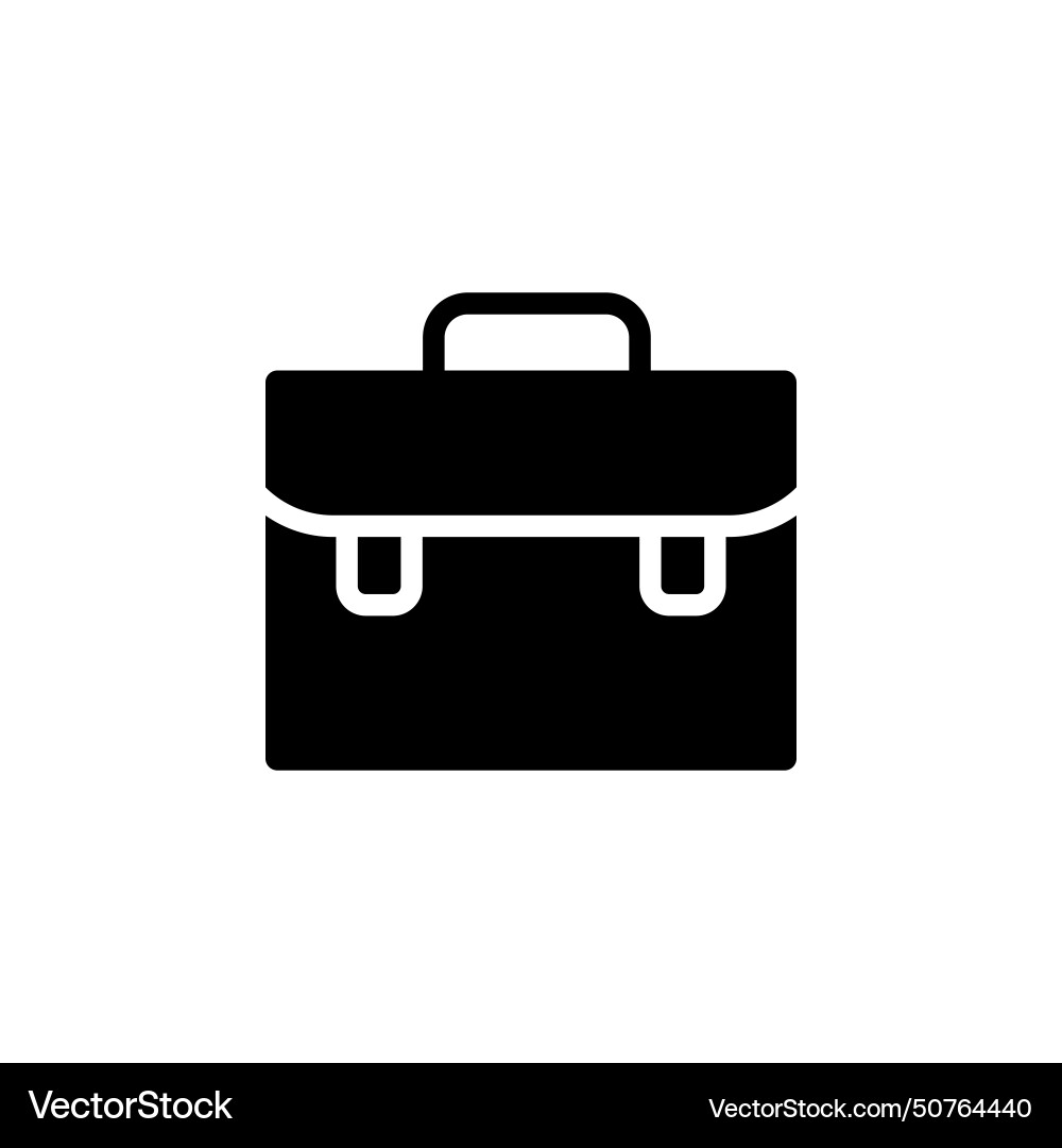 Luggage flat icon Royalty Free Vector Image - VectorStock
