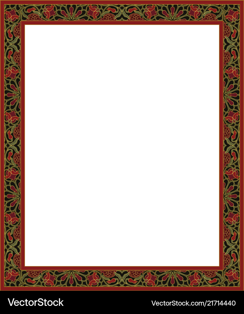 Template for frame Template for frame vector image