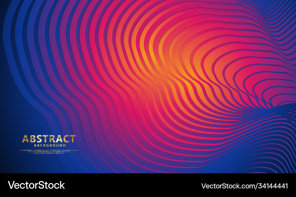 Abstract flow lines background with elegant Abstract flow lines background with elegant vector image
