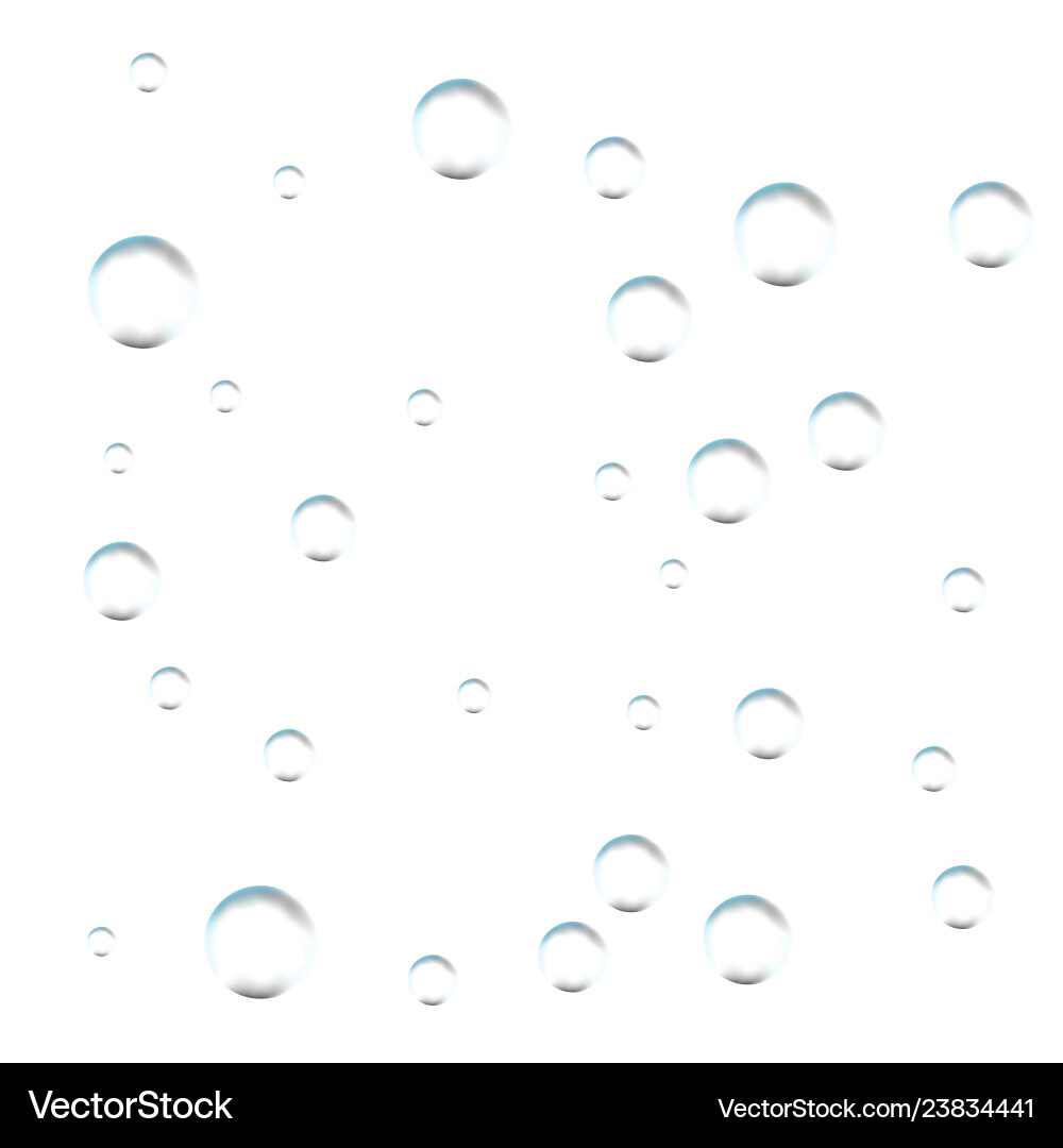 Bubbles on white background simple design clear Bubbles on white background simple design clear vector image