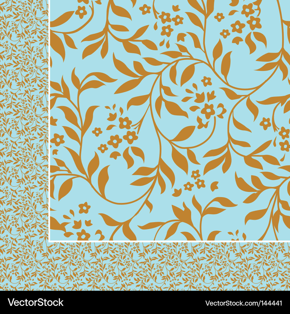 Elegant Ivy Pattern vector image