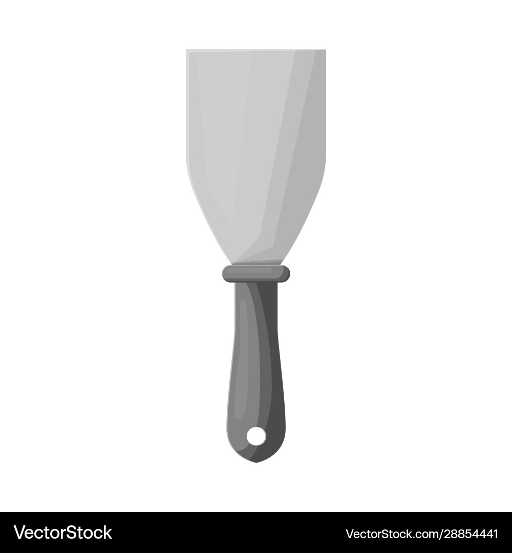 Isolated object spatula and scraper icon web Vector Image