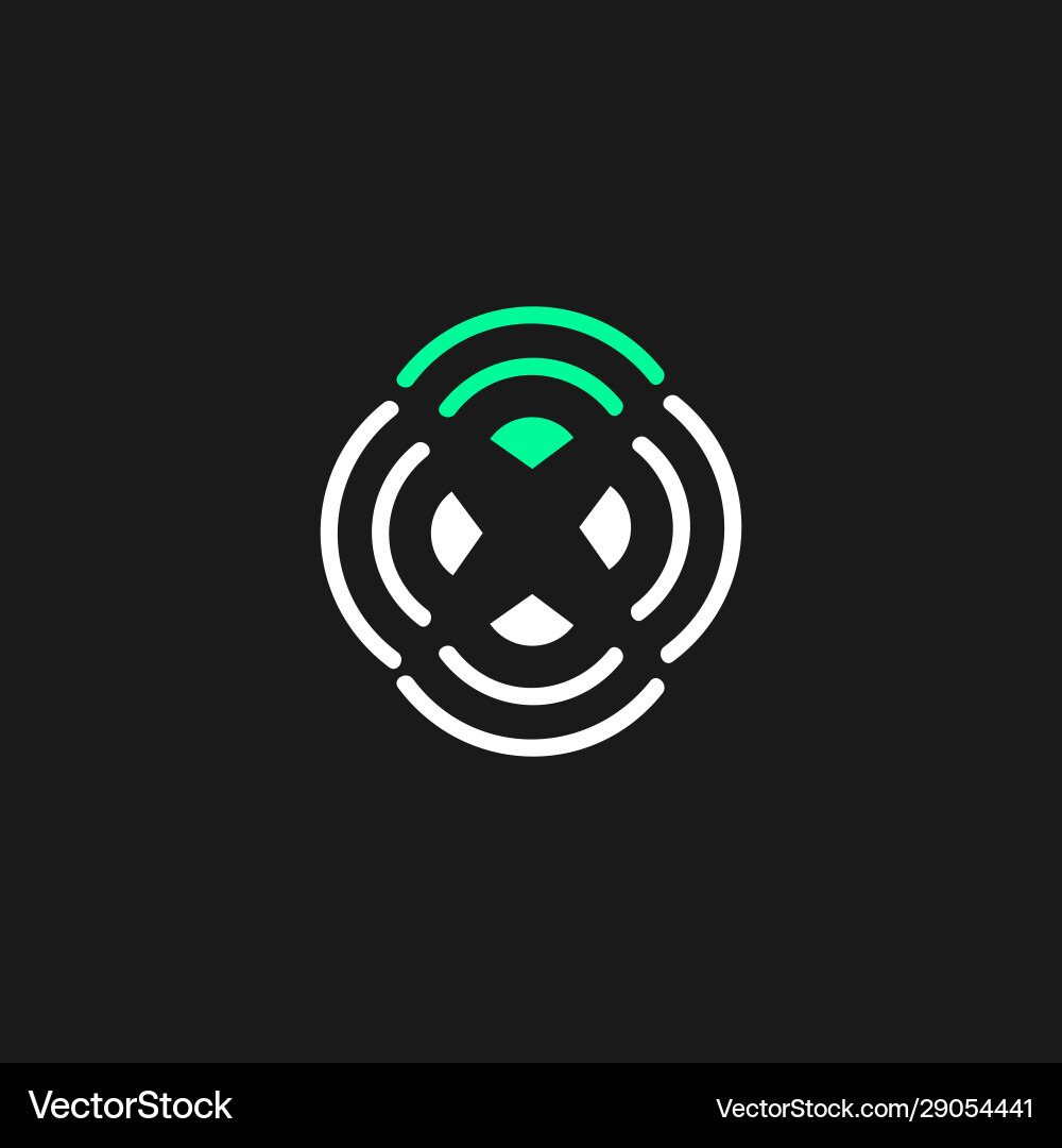 Minimalistisches Logo floral Minimalistisches Logo floral vektorbild