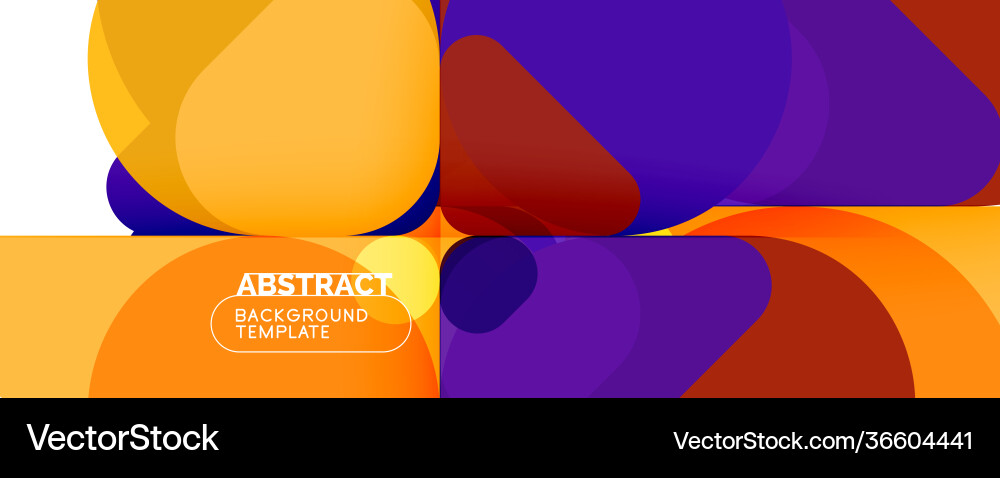Modern geometric round shapes and dynamic lines Modern geometric round shapes and dynamic lines vector image