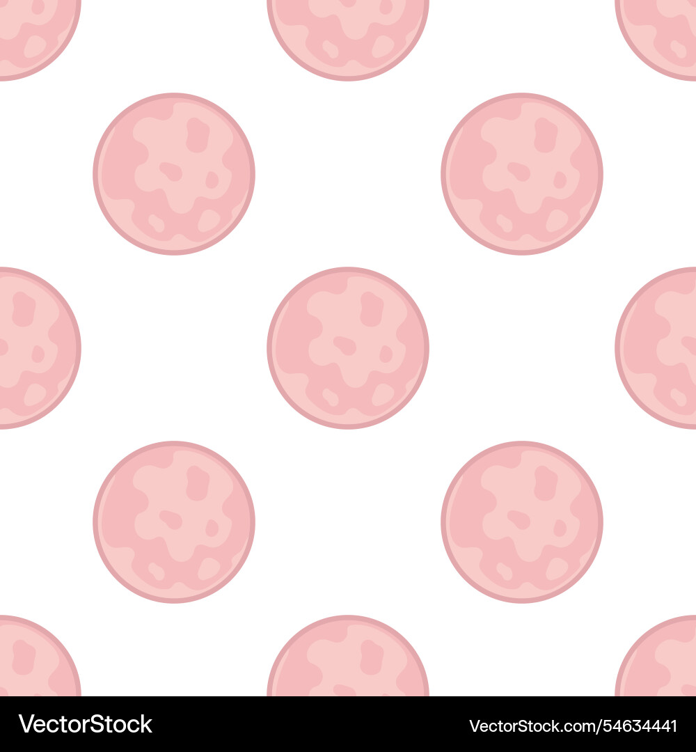 Slice of ham seamless pattern Slice of ham seamless pattern vector image