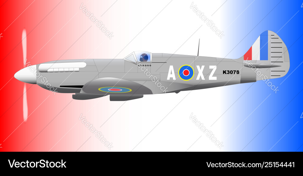 Supermarine Spitfire Supermarine Spitfire vektorbild