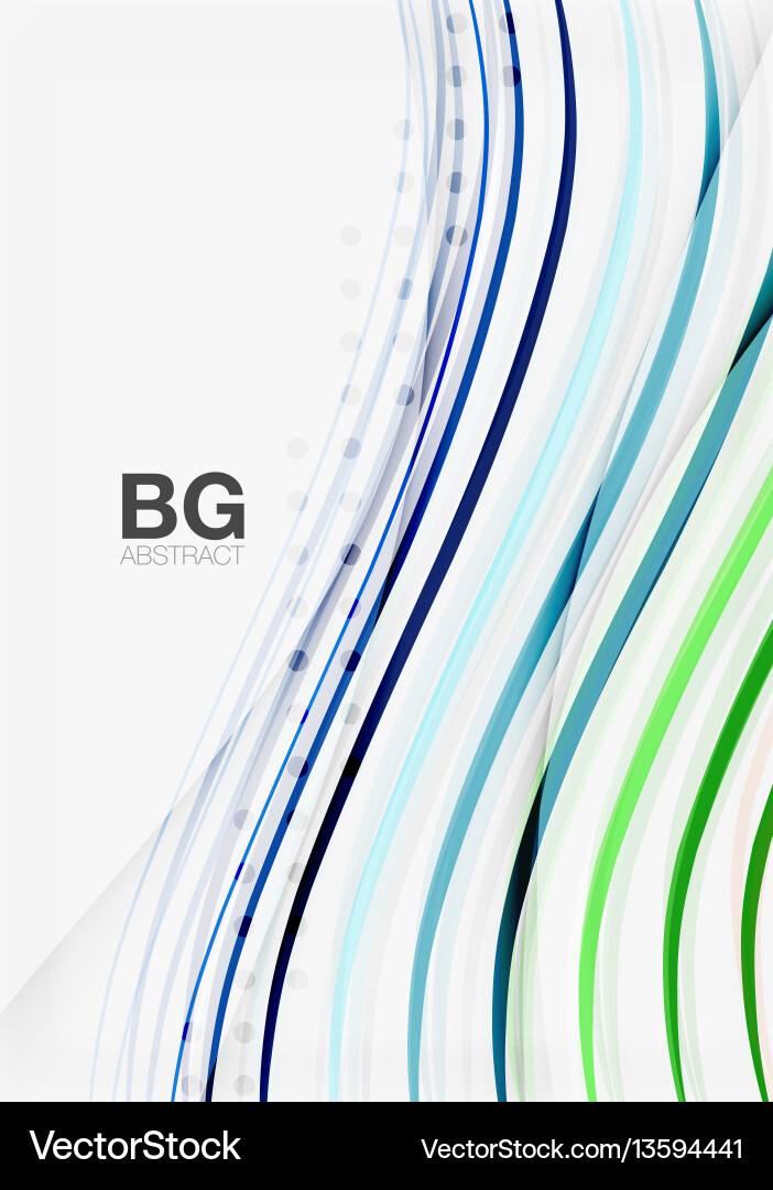 Thin lines wave abstract background Thin lines wave abstract background Vector Image