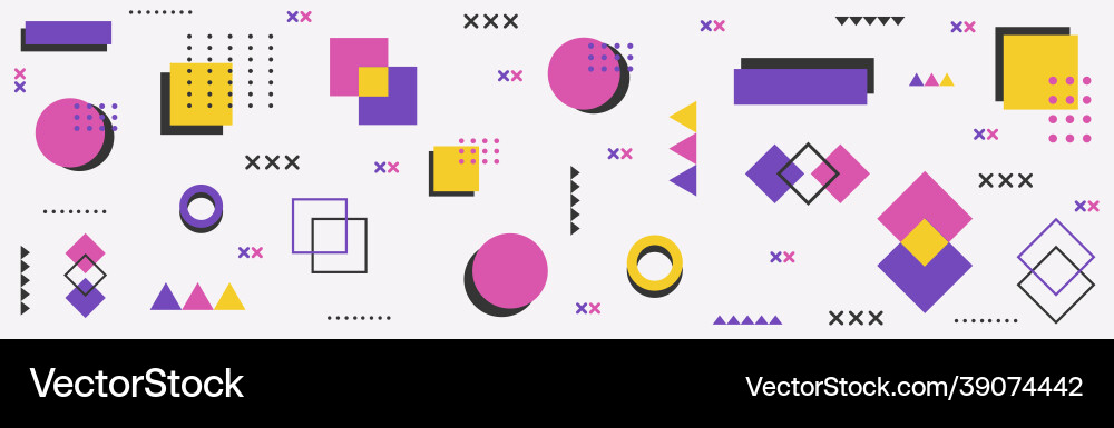 Abstract background with different geometric Abstract background with different geometric vector image