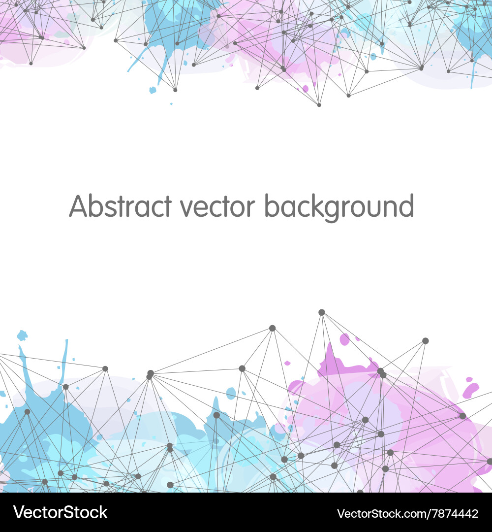 Abstract connection background Vector Image