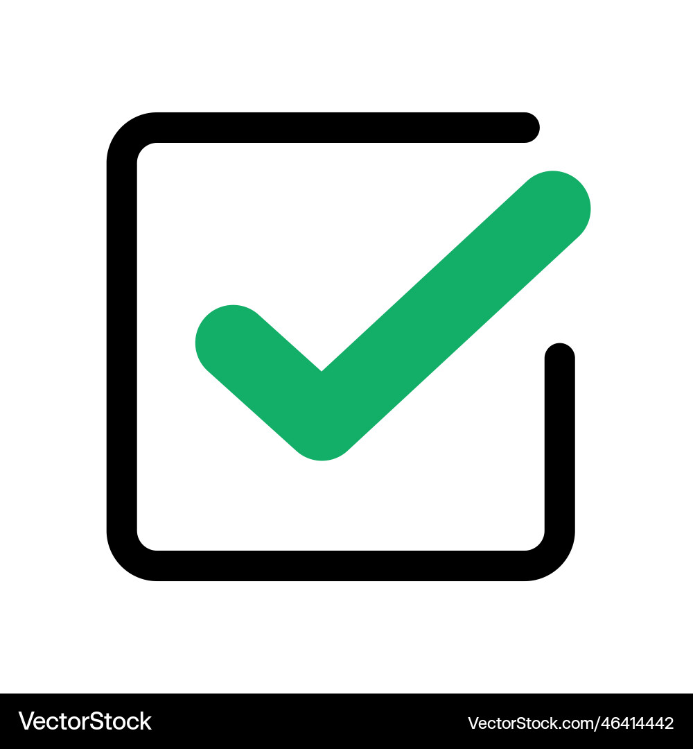 Check box or input option Check box or input option vector image