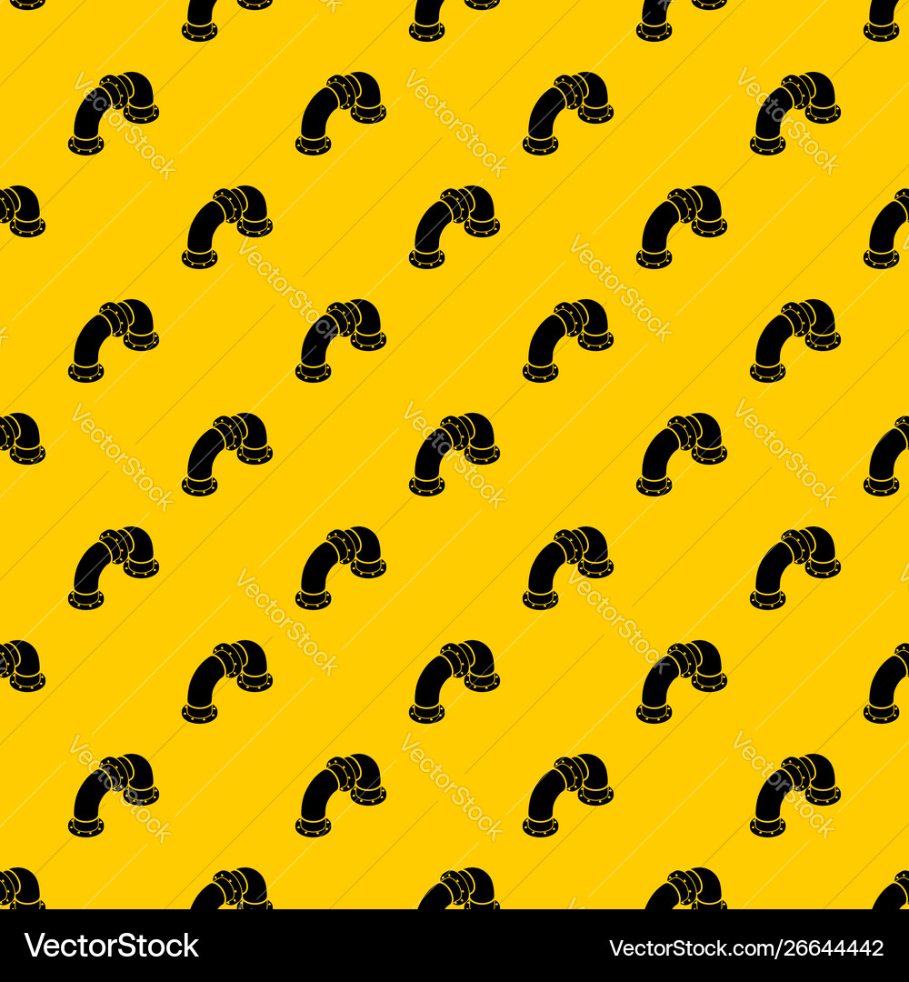 Curved pipe pattern Curved pipe pattern vector image