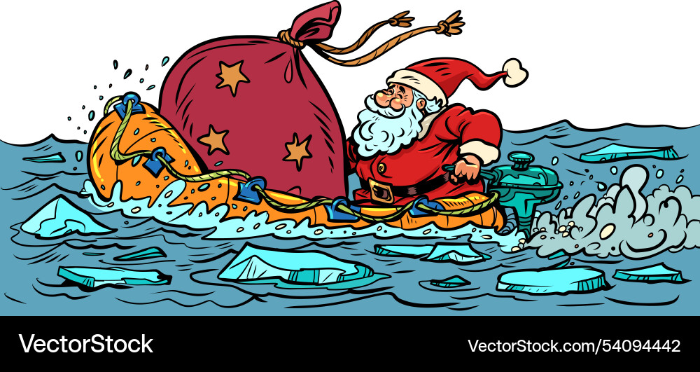 Delivery of gifts for new year and christmas from Delivery of gifts for new year and christmas from vector image