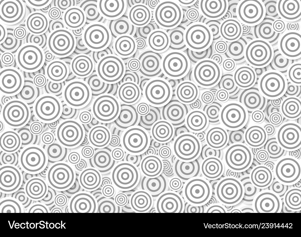 Grayscale Circle Pattern Background vector image
