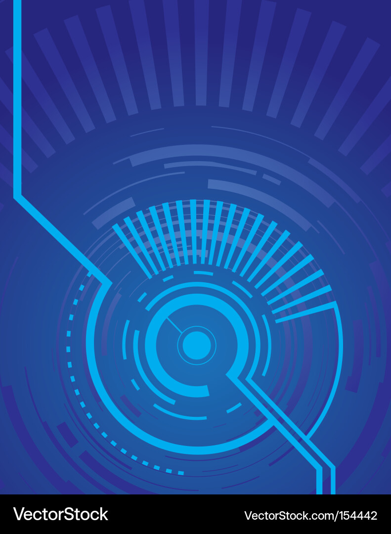 Modern Circular Abstract Background vector image