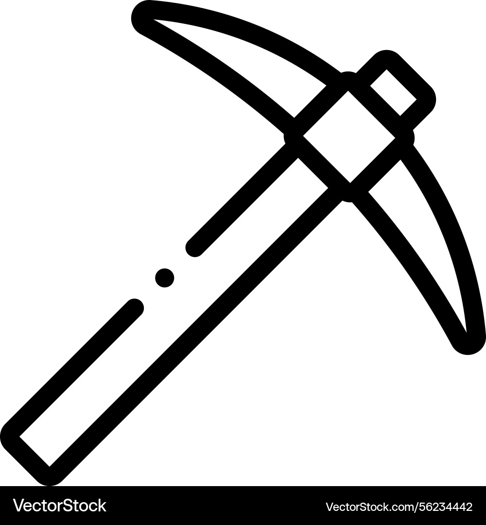 Picker icon thin linear style design isolated Picker icon thin linear style design isolated vector image