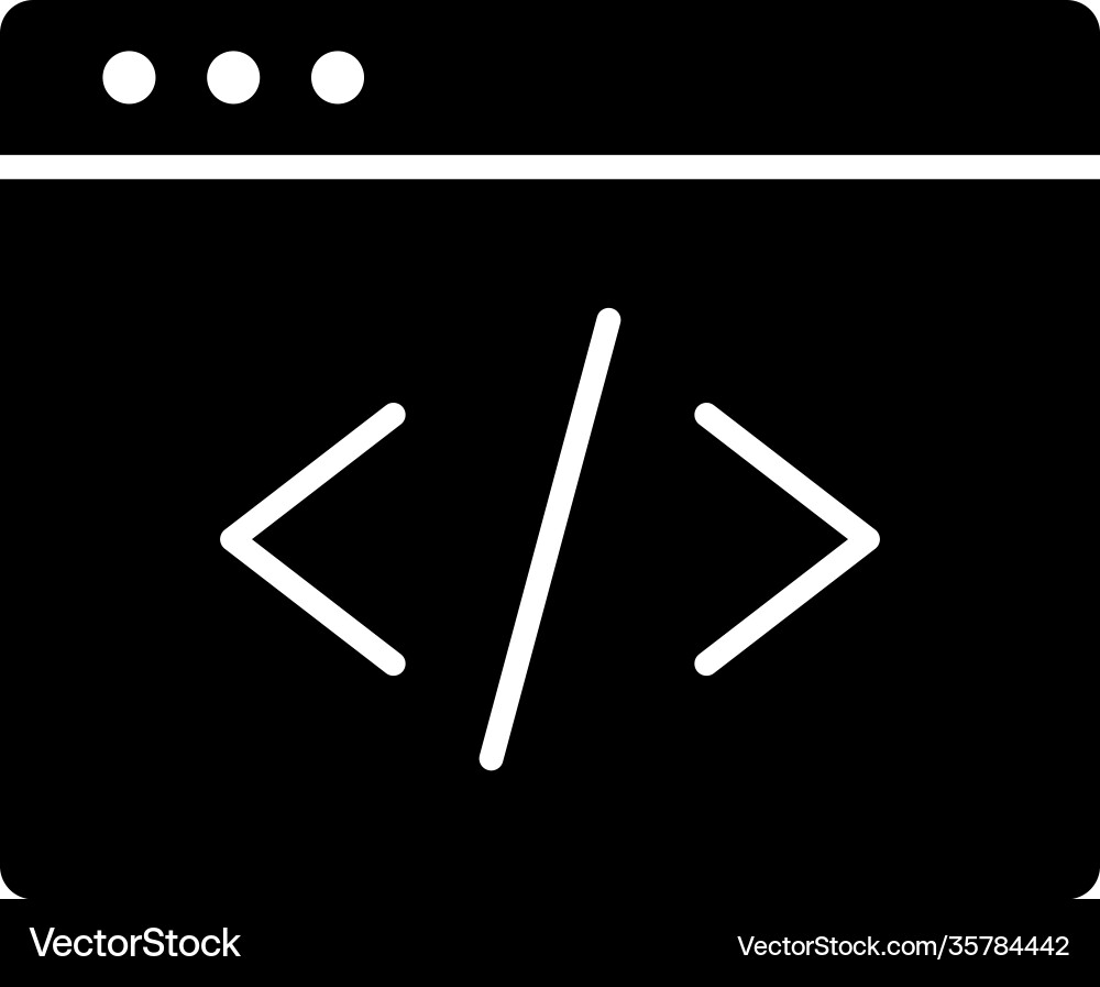 Programming icon Vector Image