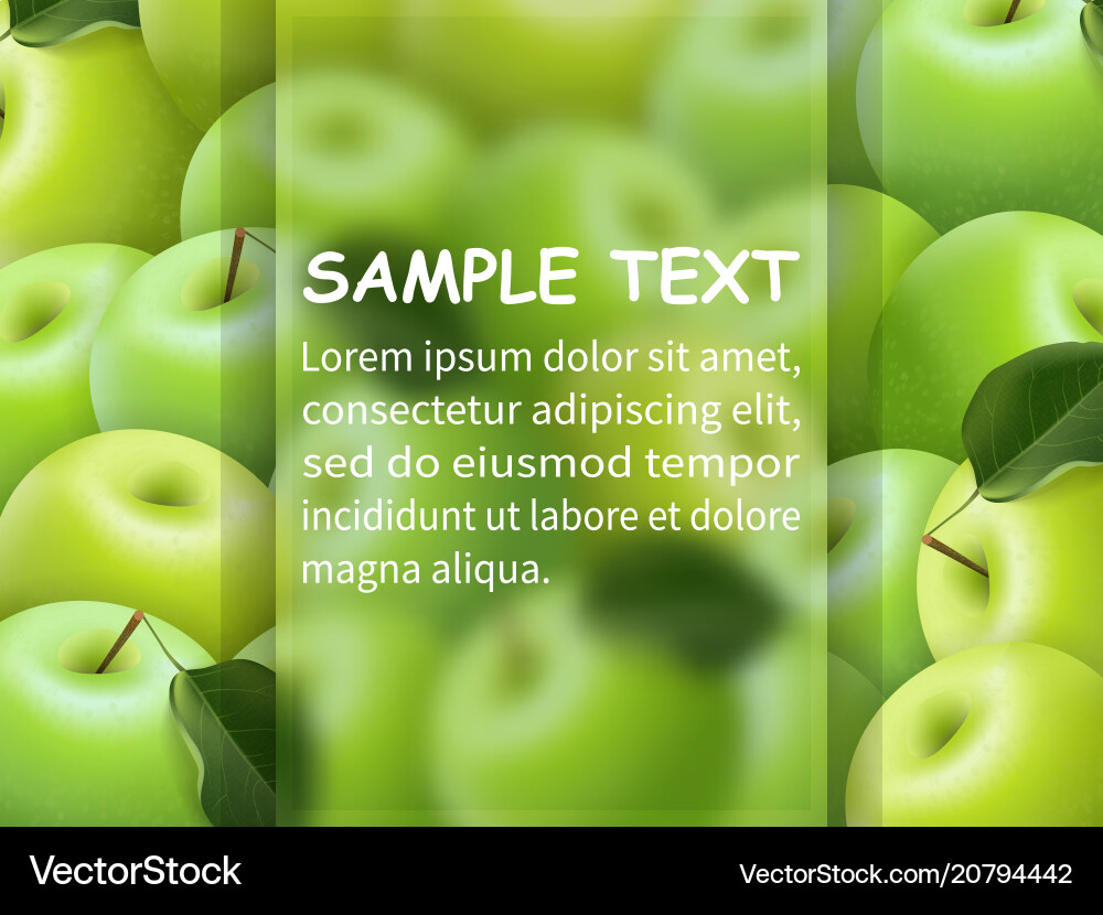 Template for design with frame text Vector Image