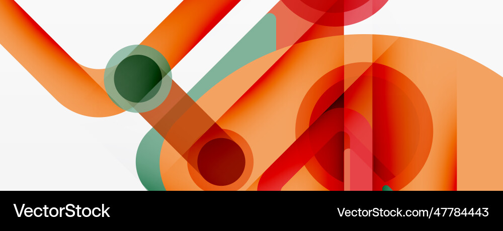 Geometric primitives lines circles abstract Geometric primitives lines circles abstract Vector Image