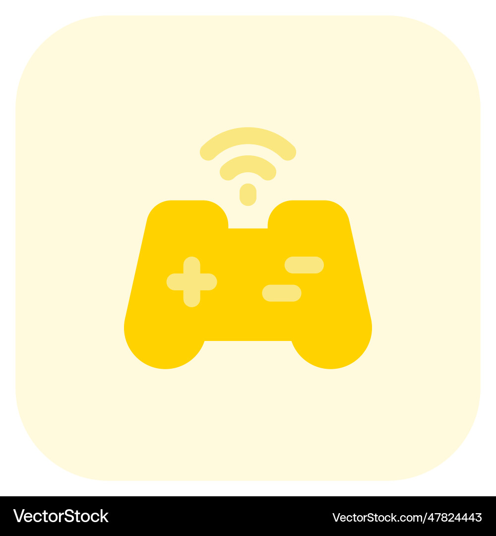 Joystick an electronic input device vector image