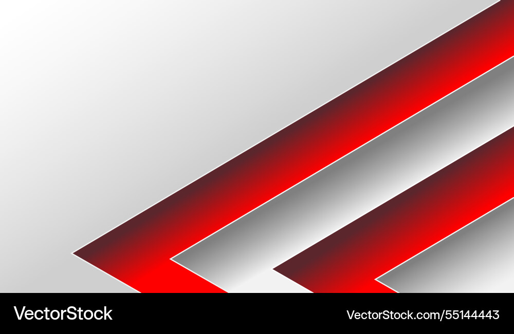 Modern Abstract Red and White Background vector image
