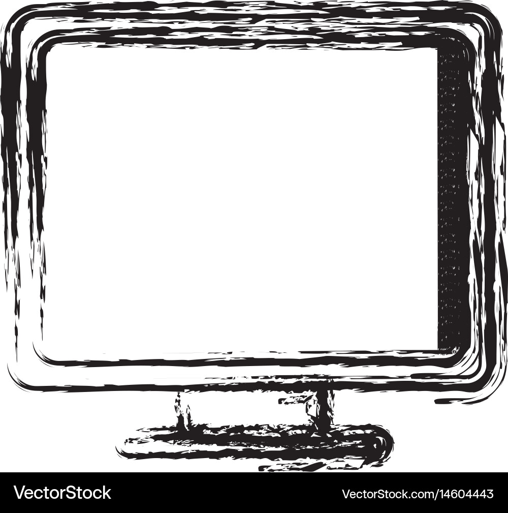 Monitor computer icon vector image
