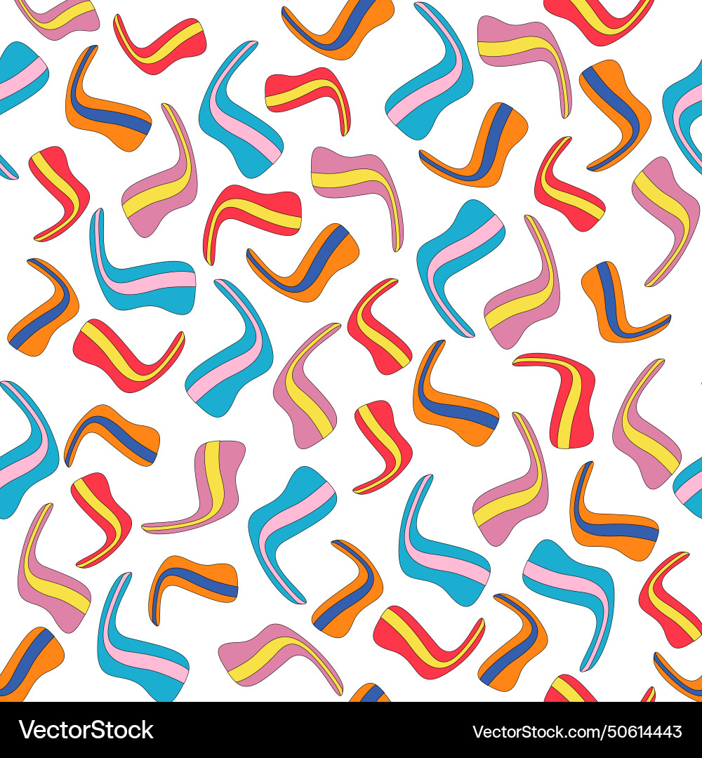 Seamless abstract pattern lines Vector Image