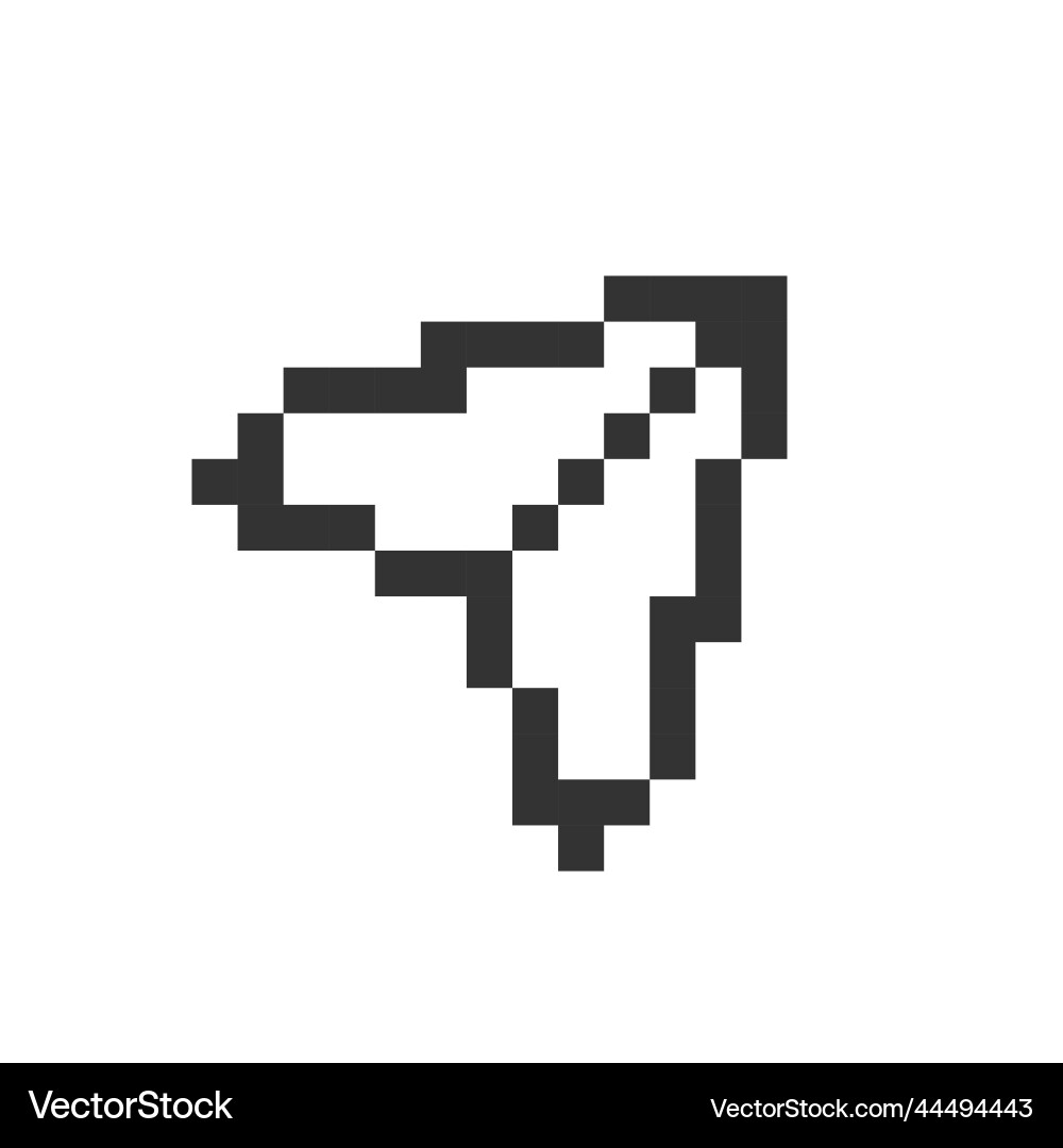 Sharing post pixelated ui icon Sharing post pixelated ui icon vector image