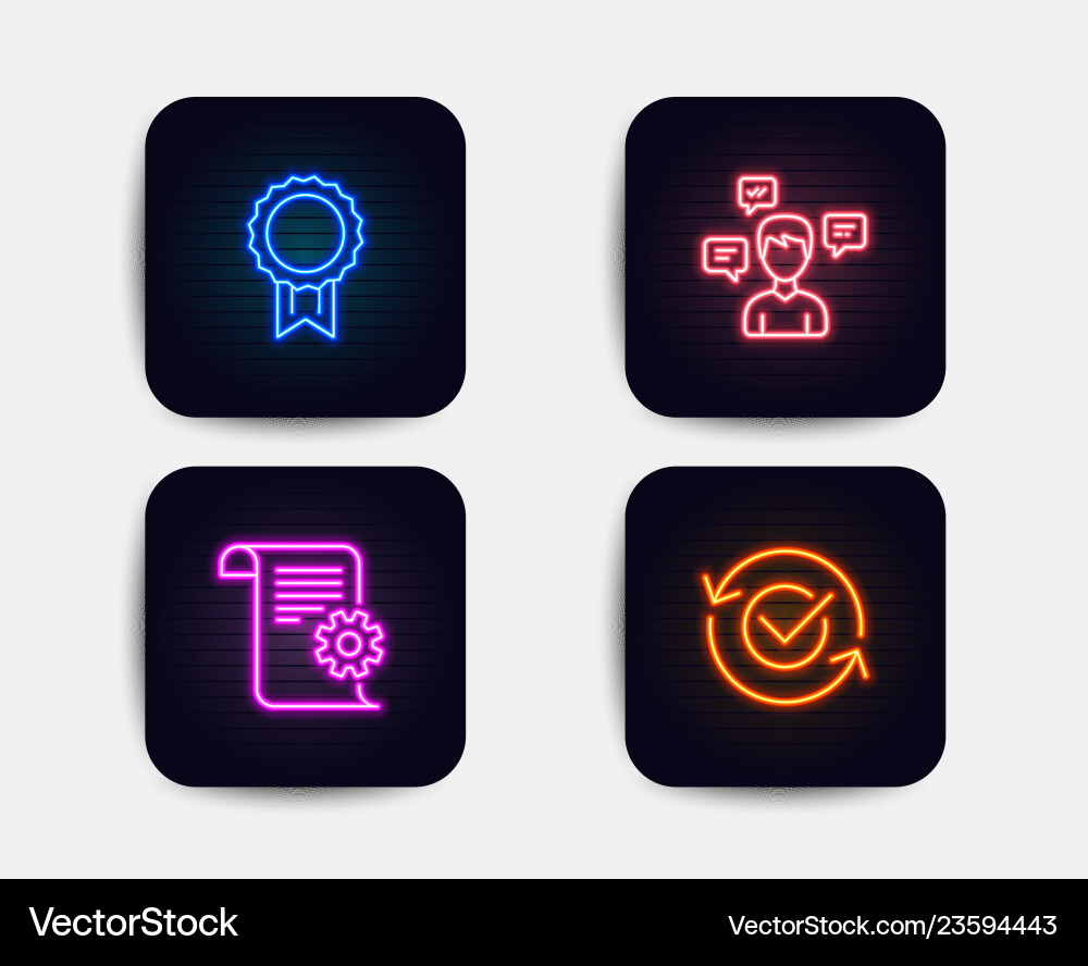 Technical documentation conversation messages Technical documentation conversation messages vector image