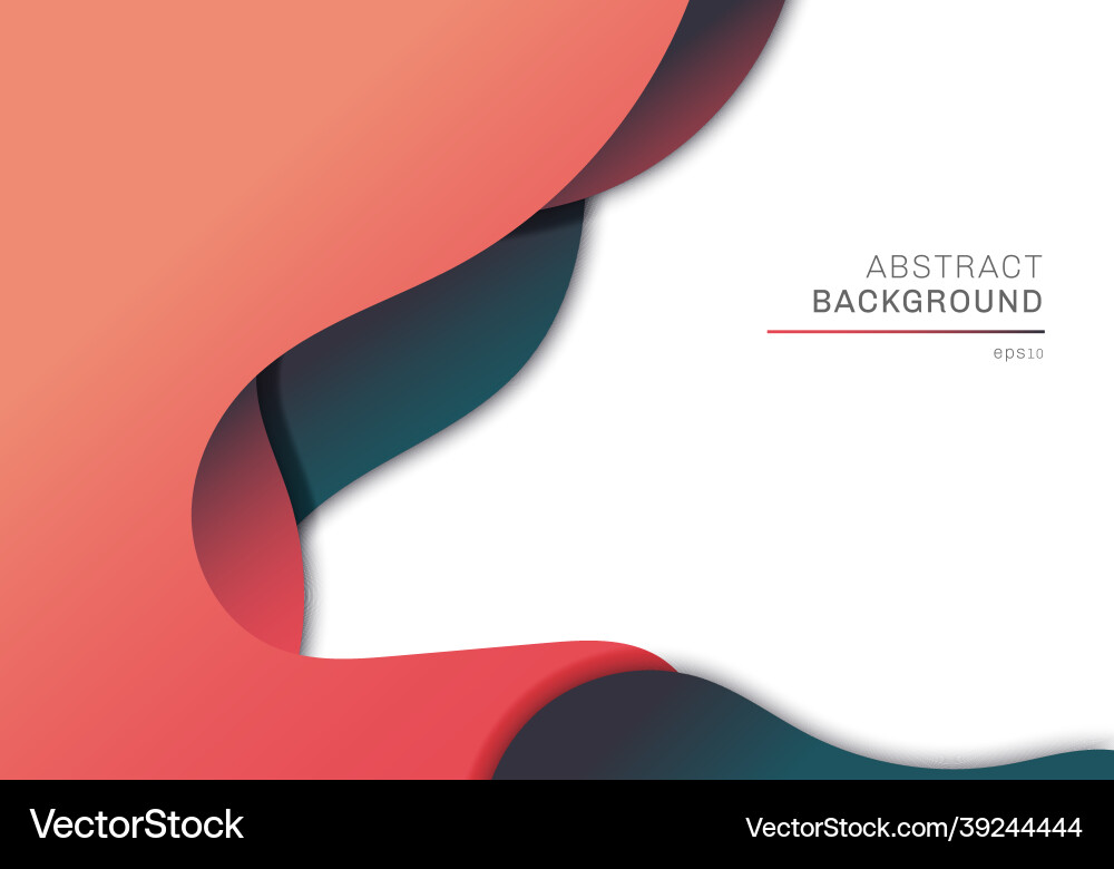 Abstract 3d dimension liquid shape overlapping Abstract 3d dimension liquid shape overlapping vector image