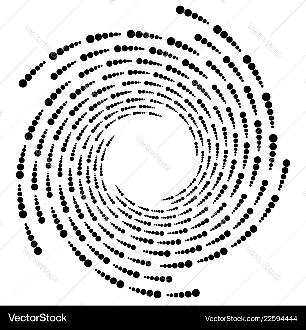 Circle halftone element circular half-tone Circle halftone element circular half-tone vector image