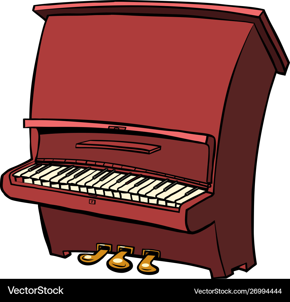 Piano musical instrument Piano musical instrument vector image