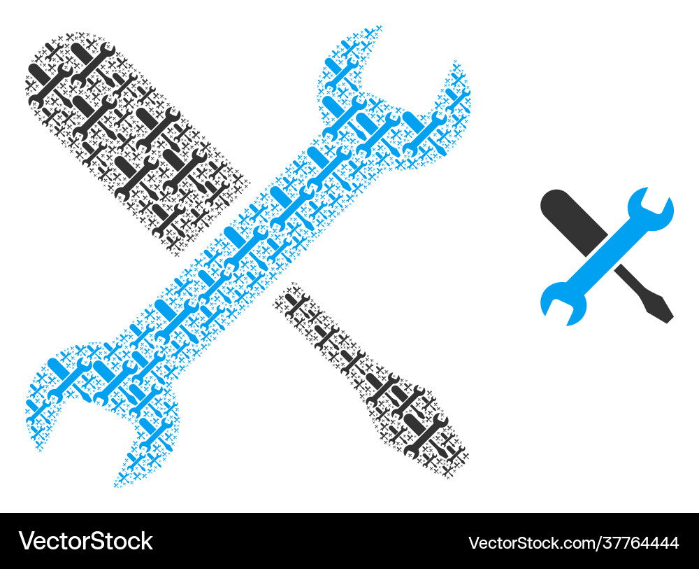 Tuning recursive icon composition Tuning recursive icon composition vector image