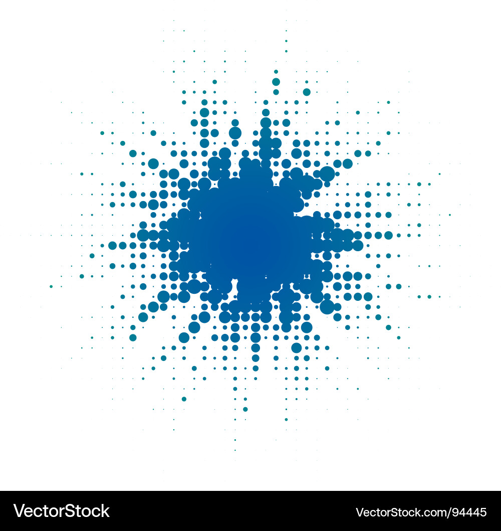 Dotted Pattern Blob vector image
