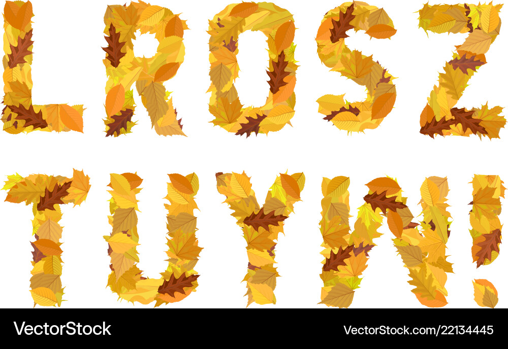 Font Royalty Free Vector Image - VectorStock