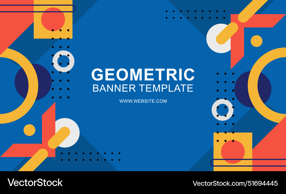 Gradient geometric pattern horizontal banner Gradient geometric pattern horizontal banner Vector Image