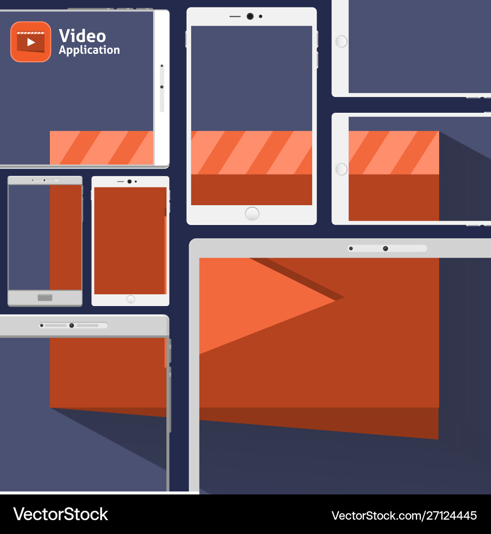 Hand click app Hand click app vector image