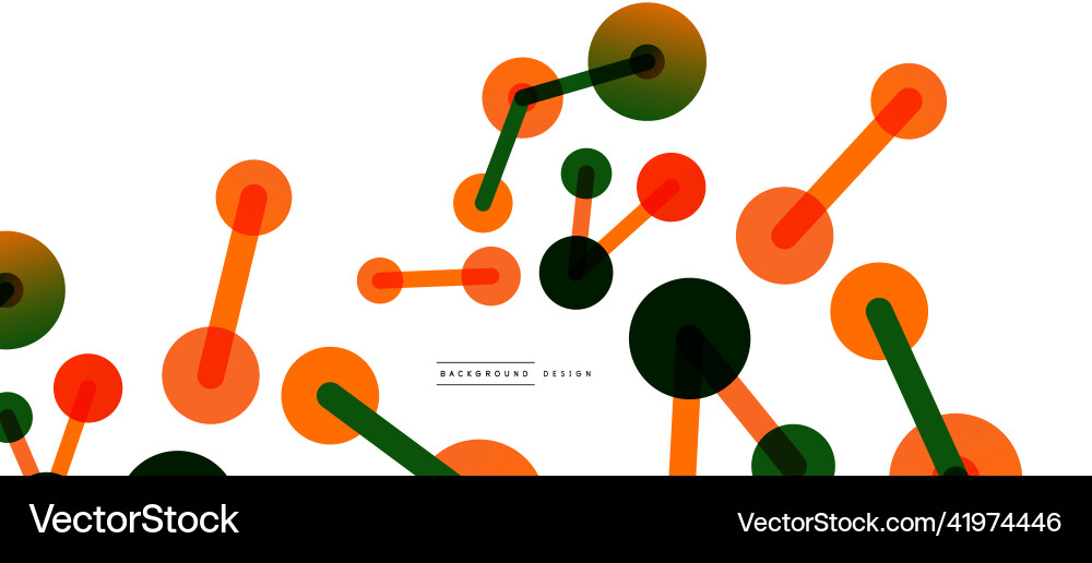 Abstract background round dots connected by lines Abstract background round dots connected by lines vector image